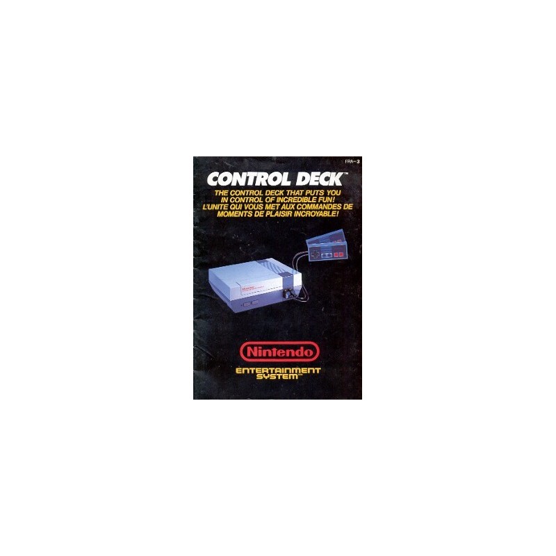 NOTICE DE NES CONTROL DECK