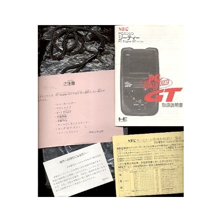 NOTICE DE PC ENGINE GT + STRAP