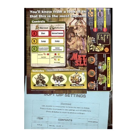 ART SET FLYERS METAL SLUG 3