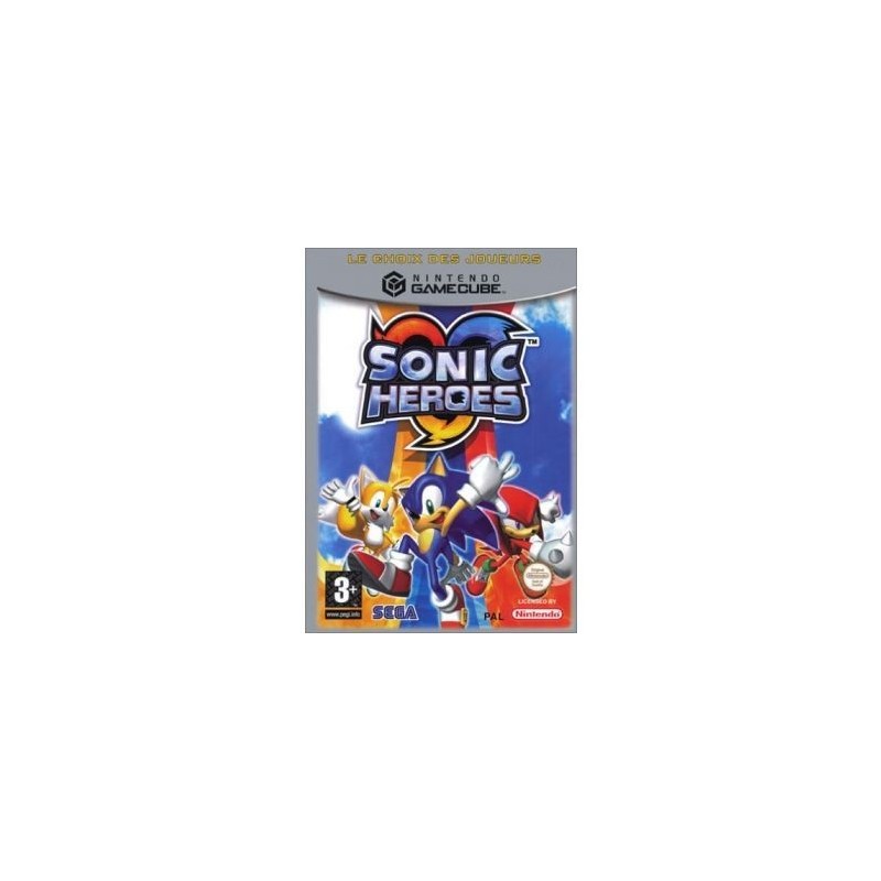 SONIC HEROES choix des joeurs (sans notice)