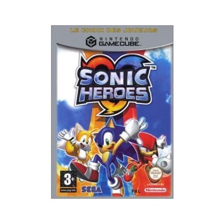 SONIC HEROES choix des joeurs (sans notice)