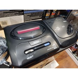 combo-sega mega-cd-2-et-megadrive-2-japan-avec-cables