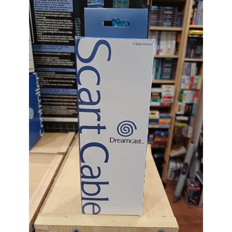 cable-scart-peritel-dreamcast-sega pal-en-boite
