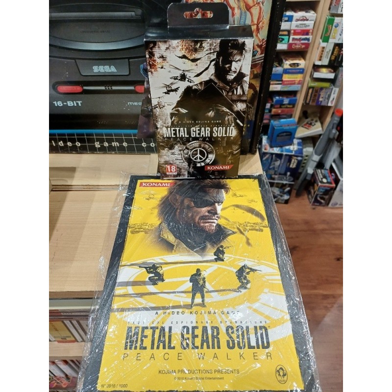 METAL GEAR SOLID PEACE WALKER Pack Exclusif + affiche Limitee 1000 Ex Psp Sony