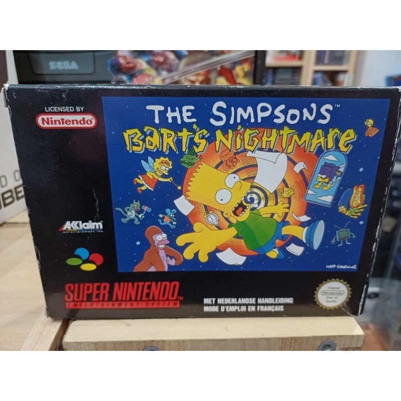 THE SIMPSONS BART'S NIGHTMARE Pal fah (sans notiice)