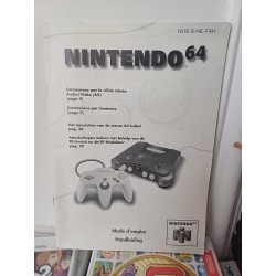 NOTICE DE VIRTUAL BOY jap