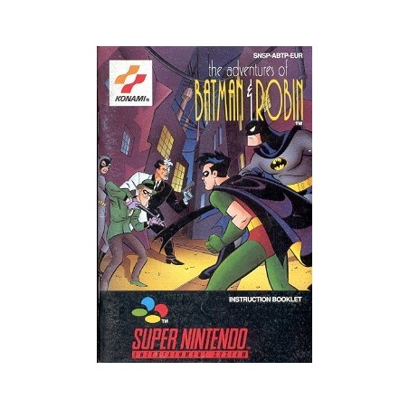 NOTICE DE BATMAN & ROBIN