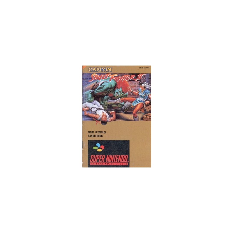 NOTICE DE STREET FIGHTER II