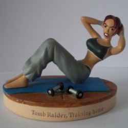 FIGURINE LARA CROFT tomb raider, training home