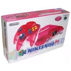 NINTENDO 64 CLEAR RED JAP