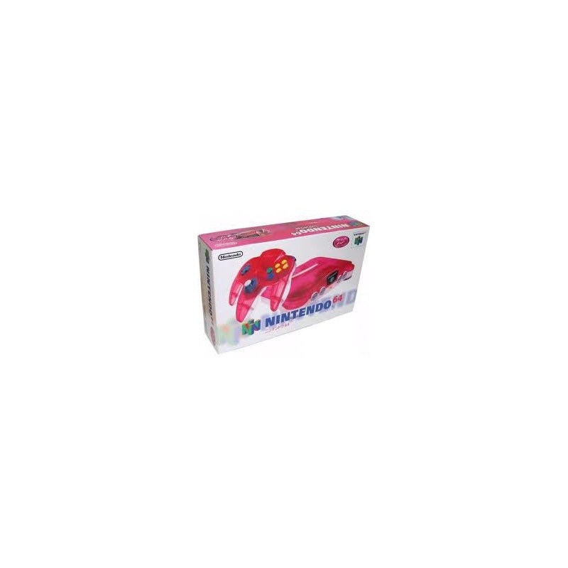 NINTENDO 64 CLEAR RED JAP