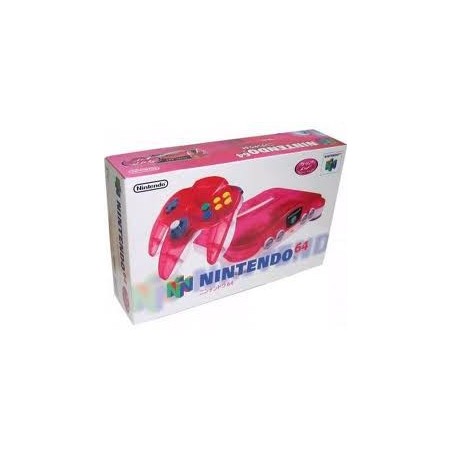 NINTENDO 64 CLEAR RED JAP
