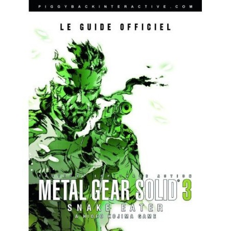 METAL GEAR SOLID 3 guide book